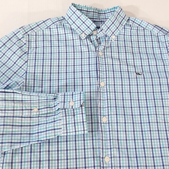 Vineyard Vines Long Sleeve Check Whale Shirt - Picture 3 of 6